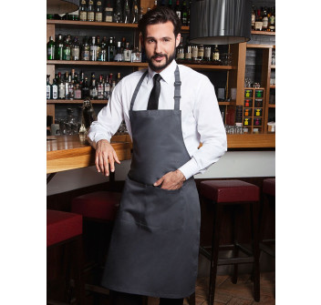 Bistro Apron Basic With Buckle And Pocket