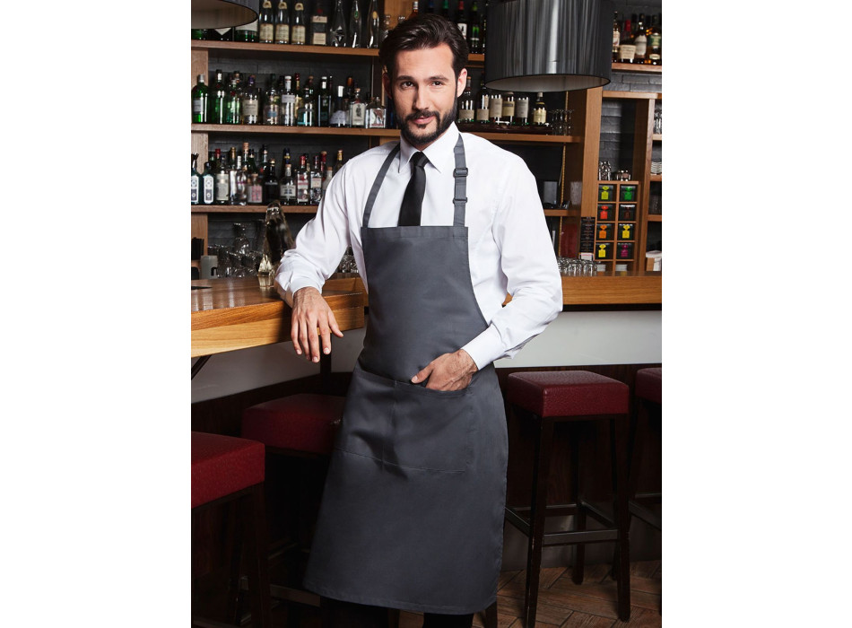 Bistro Apron Basic With Buckle And Pocket