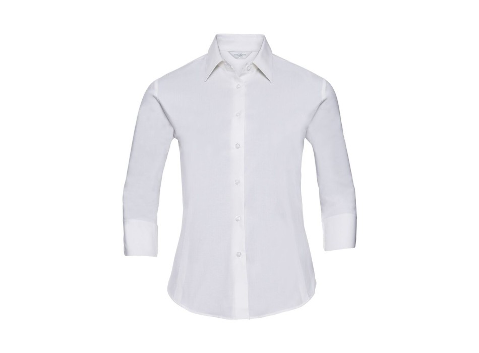 Ladies' 3/4 Sleeve Easy Care Fitted Shirt