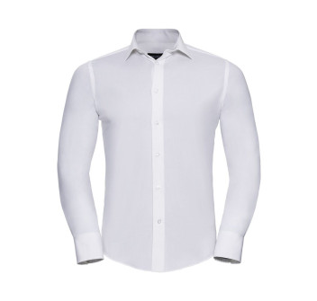 Men's Long Sleeve Easy Care Fitted Shirt