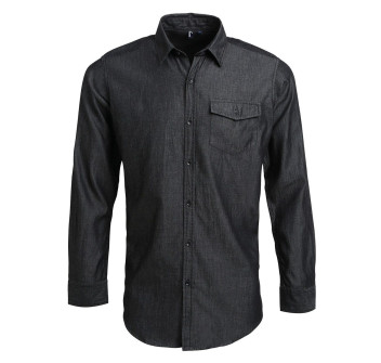 Men's Jeans Stitch Denim Shirt