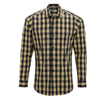 Men's LSL 'Mulligan' Check Cotton Bar Shirt