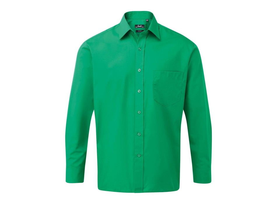 Men's Long Sleeve Poplin Shirt