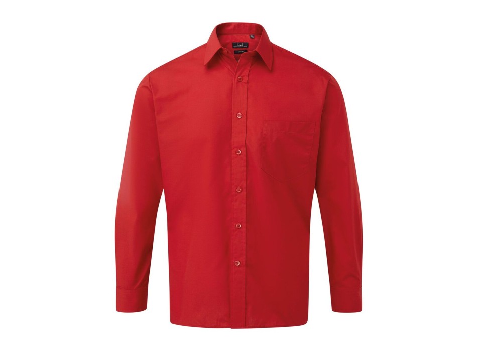 Men's Long Sleeve Poplin Shirt