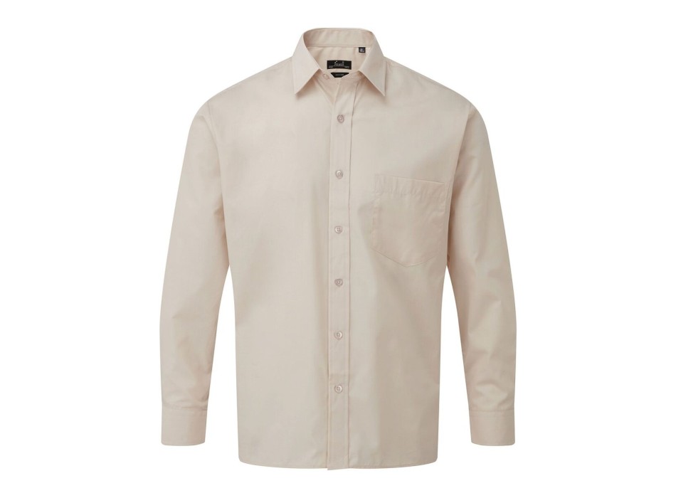 Men's Long Sleeve Poplin Shirt