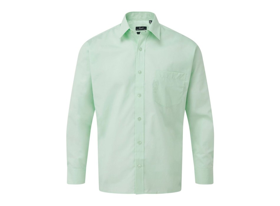 Men's Long Sleeve Poplin Shirt