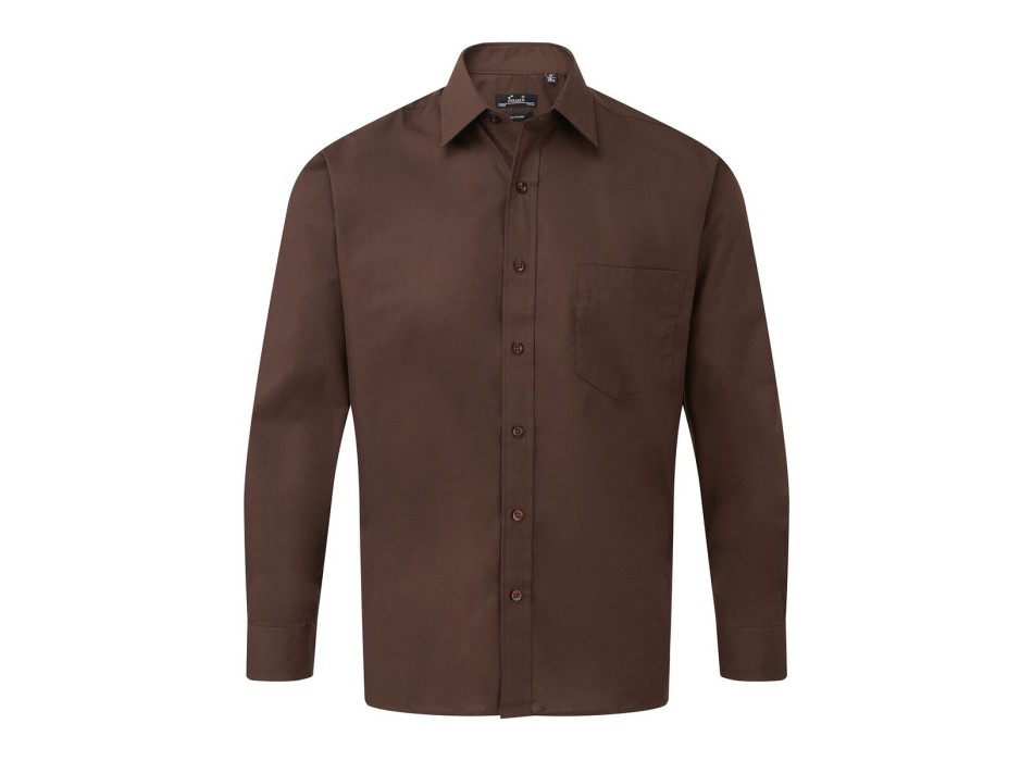 Men's Long Sleeve Poplin Shirt