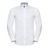 Camicia Men Tailored Contrast Herringbone