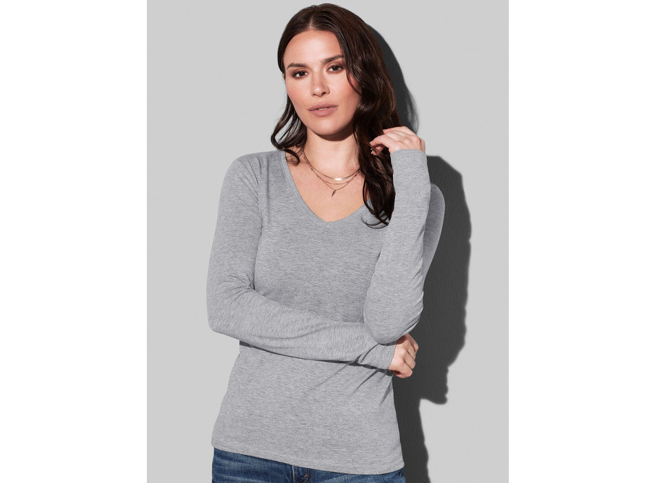 Claire V-Neck Long Sleeve