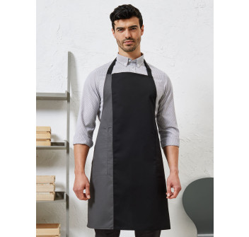 Contrast Bib Apron