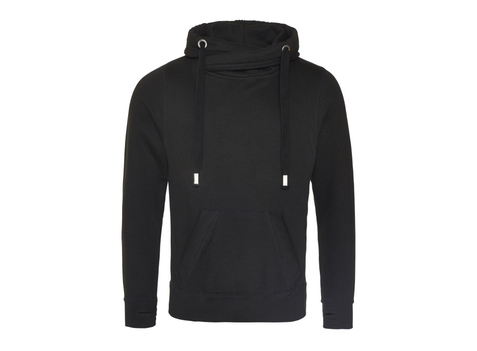 Cross Neck Hoodie