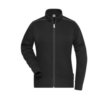 Ladies' Workwear Sweat-Jacket - Solid