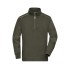 Felpa Workwear Half-zip Solid