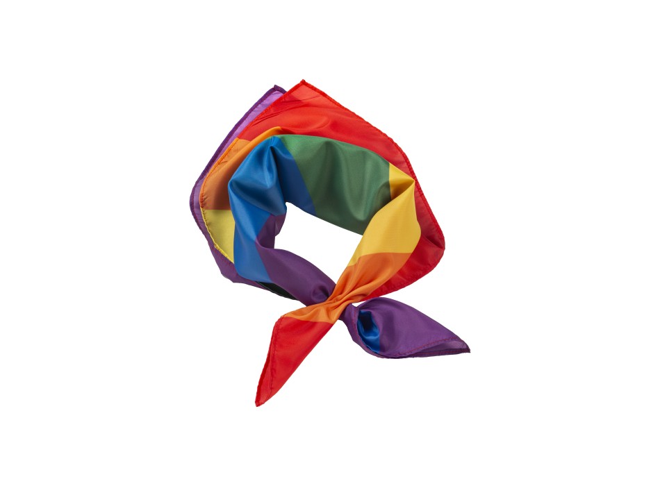 Foulard/bandana in poliestere 45 gr/m2 arcobaleno