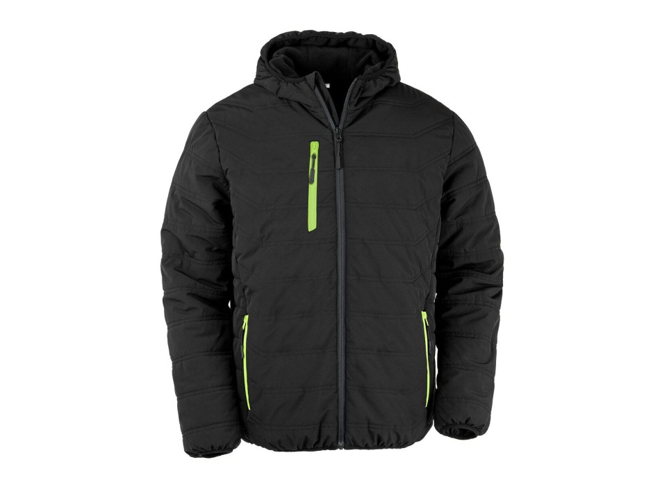 Black Compass  Padded Winter Jacket