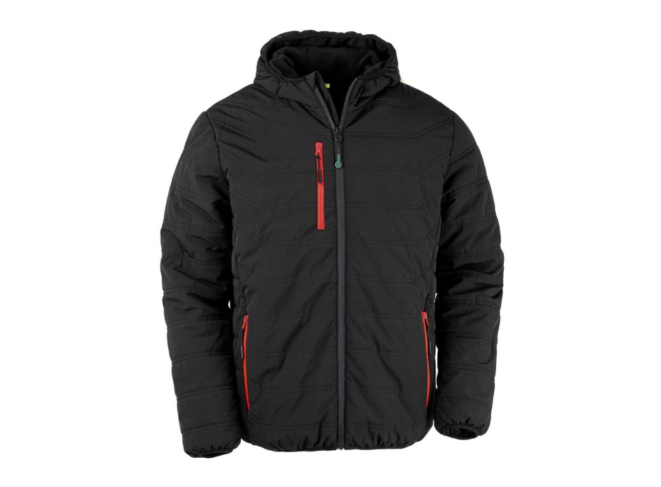 Black Compass  Padded Winter Jacket