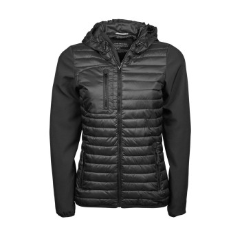 Ladies Hooded Crossover Jacket