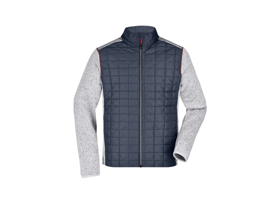 Men's Knitted Hybrid Jacket