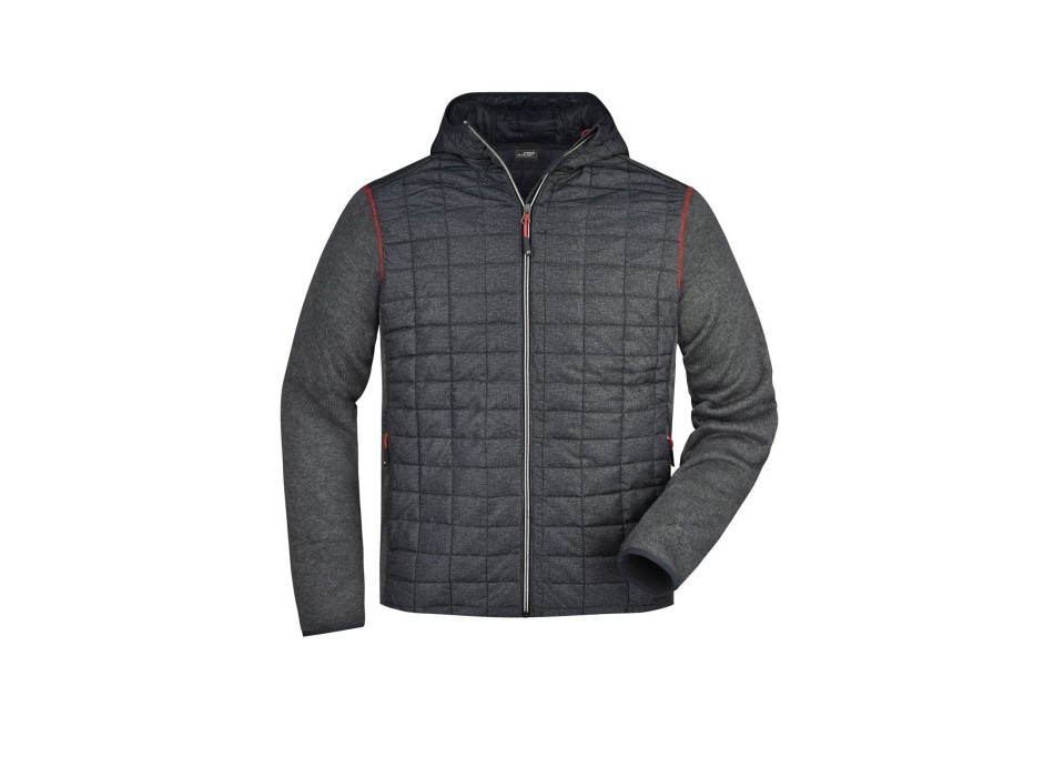 Men's Knitted Hybrid Jacket