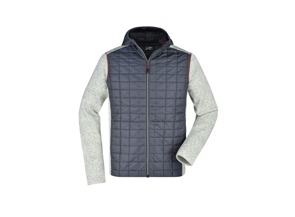 Men's Knitted Hybrid Jacket