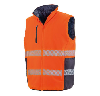 Reversible Soft Padded Safety Gilet