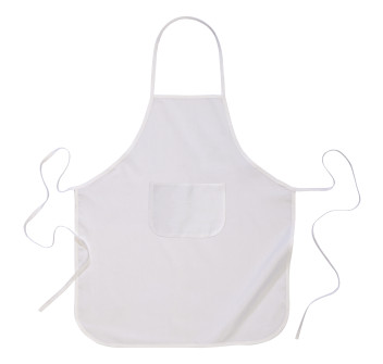 Grembiule lungo da cucina con tasca frontale in poliestere riciclato R-PET, 60x90 cm