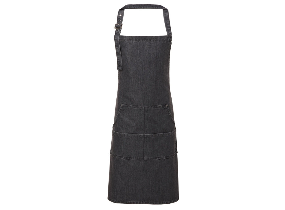 Jeans Stitch Denim Bib Apron