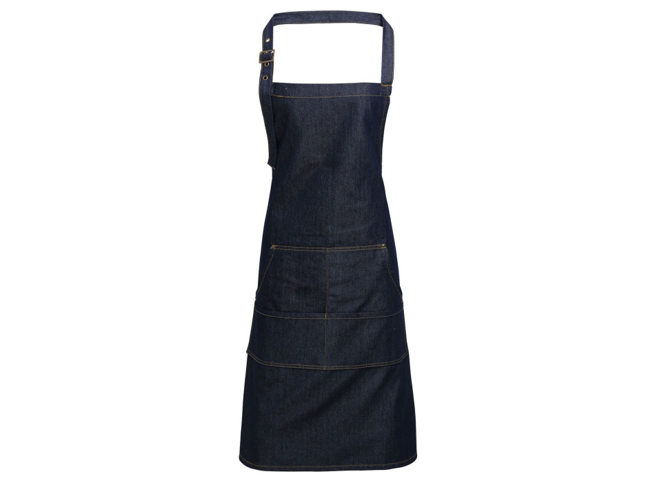 Jeans Stitch Denim Bib Apron