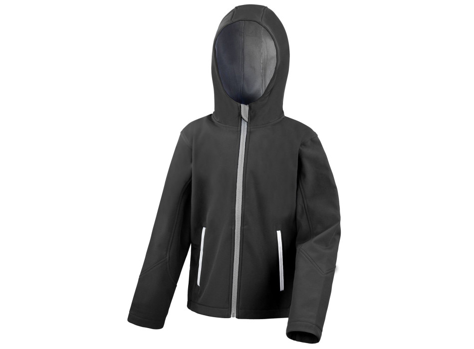 Junior Hooded Soft Shell Jacket