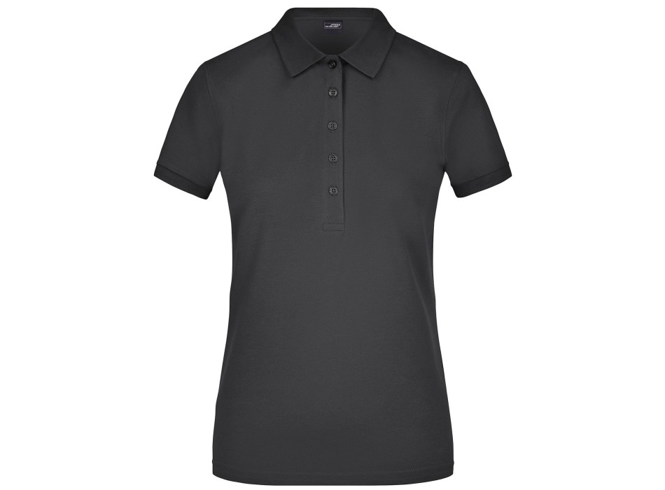 Ladies' Elastic Polo Piqué