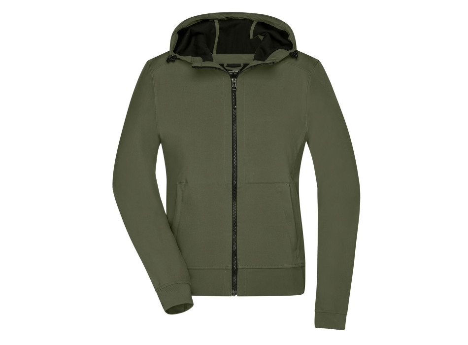 Ladies' Hooded Softshell Jacket