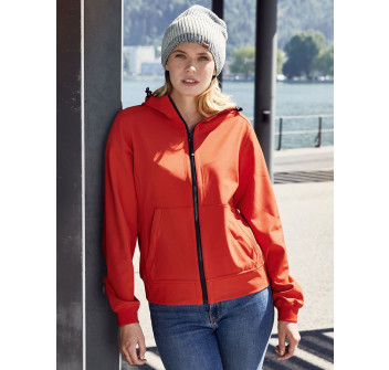 Ladies' Hooded Softshell Jacket