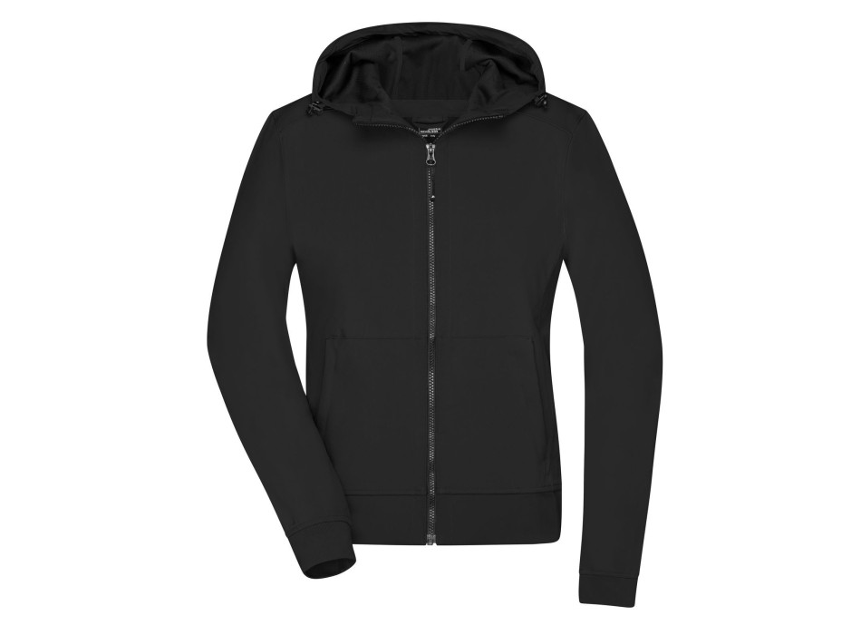 Ladies' Hooded Softshell Jacket