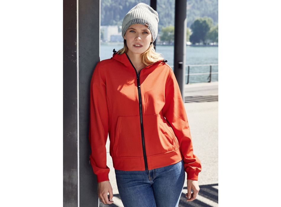 Ladies' Hooded Softshell Jacket