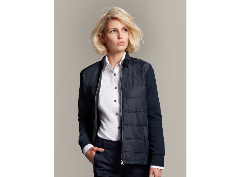 Ladies' Hybrid Sweat Jacket