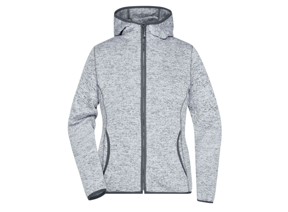 Ladies' Knitted Fleece Hoody