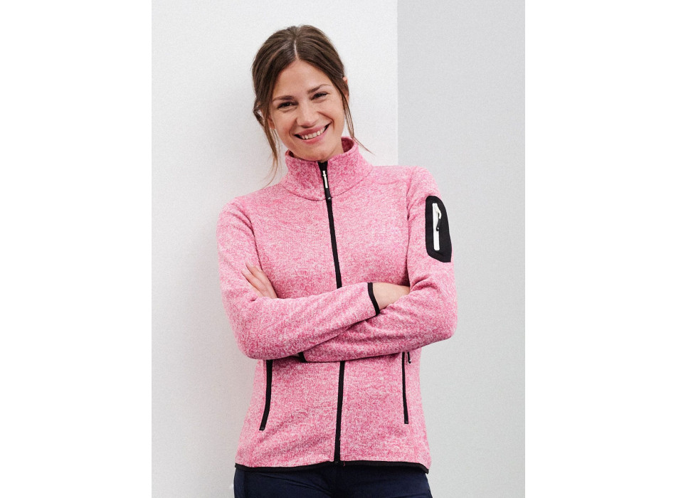 Ladies' Knitted Fleece Jacket