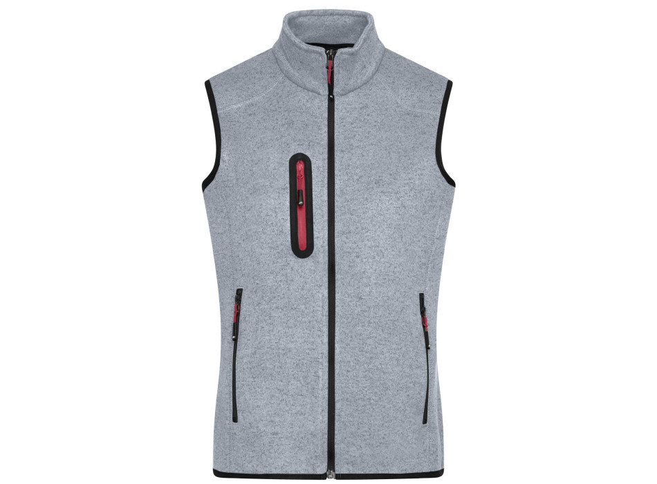 Ladies Knitted Fleece Vest