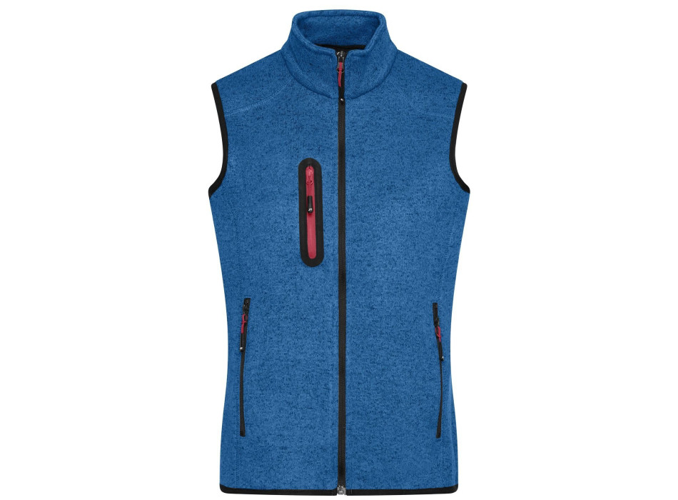 Ladies Knitted Fleece Vest