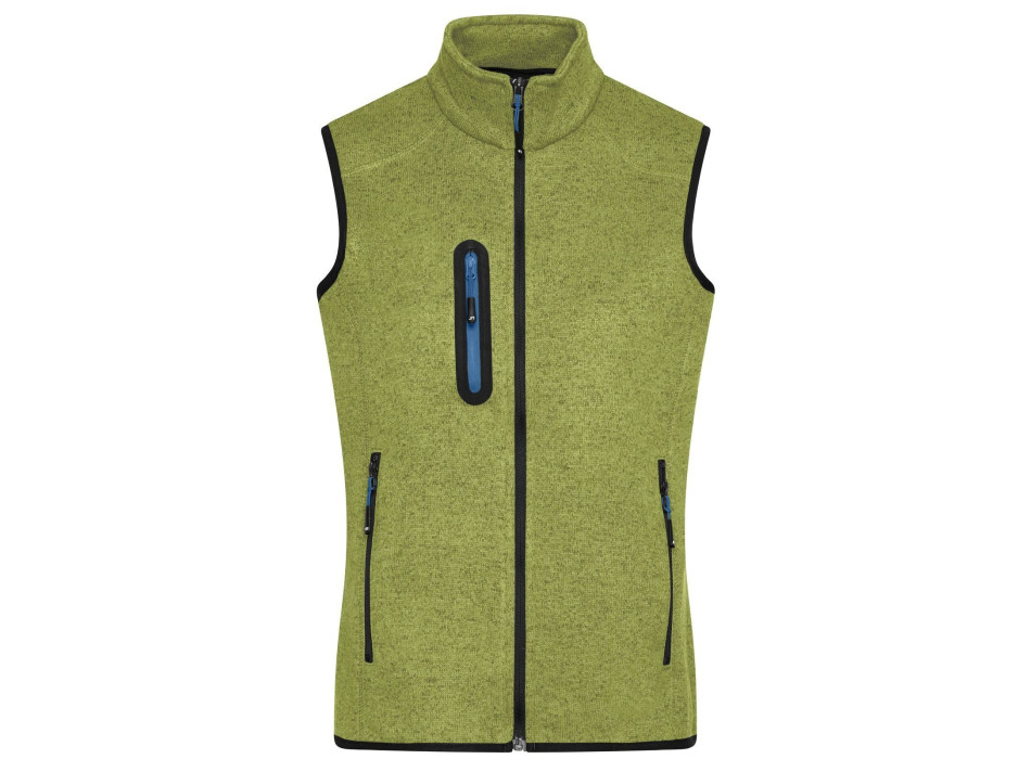 Ladies Knitted Fleece Vest