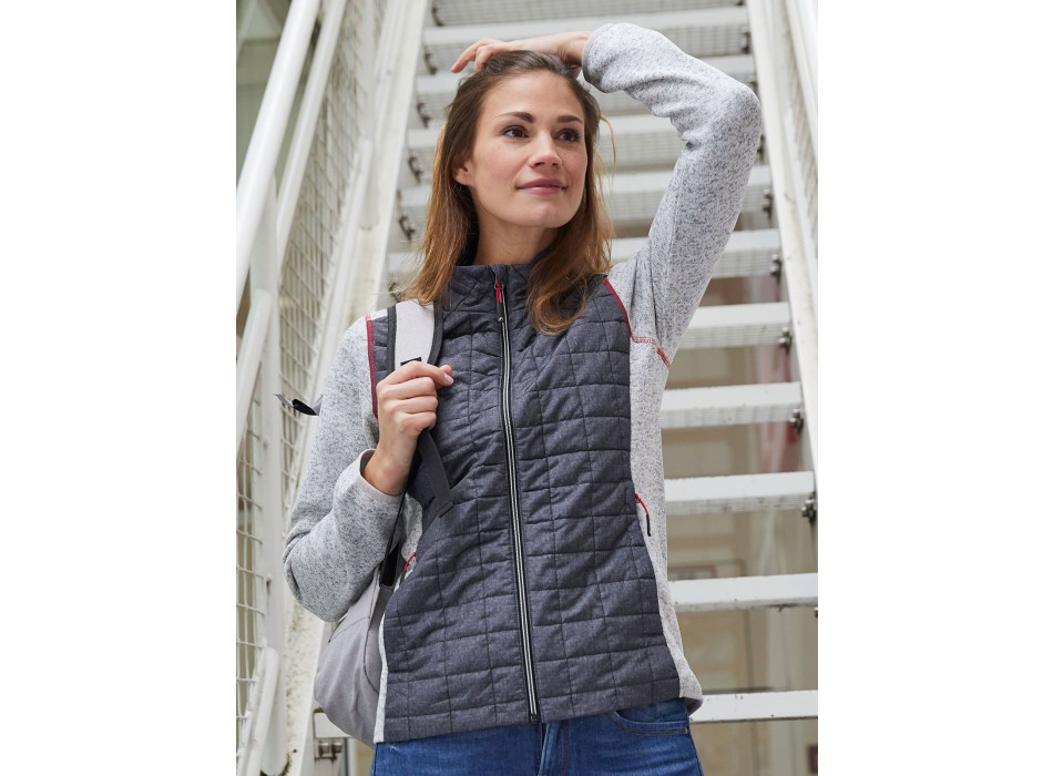 Ladies' Knitted Hybrid Jacket