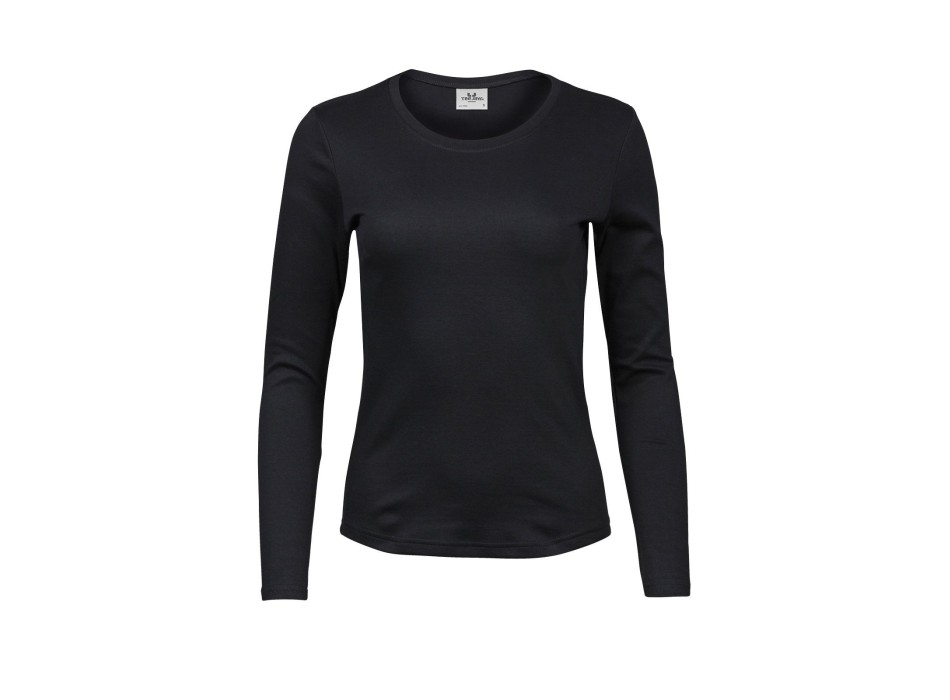 Ladies Long Sleeve Interlock Tee