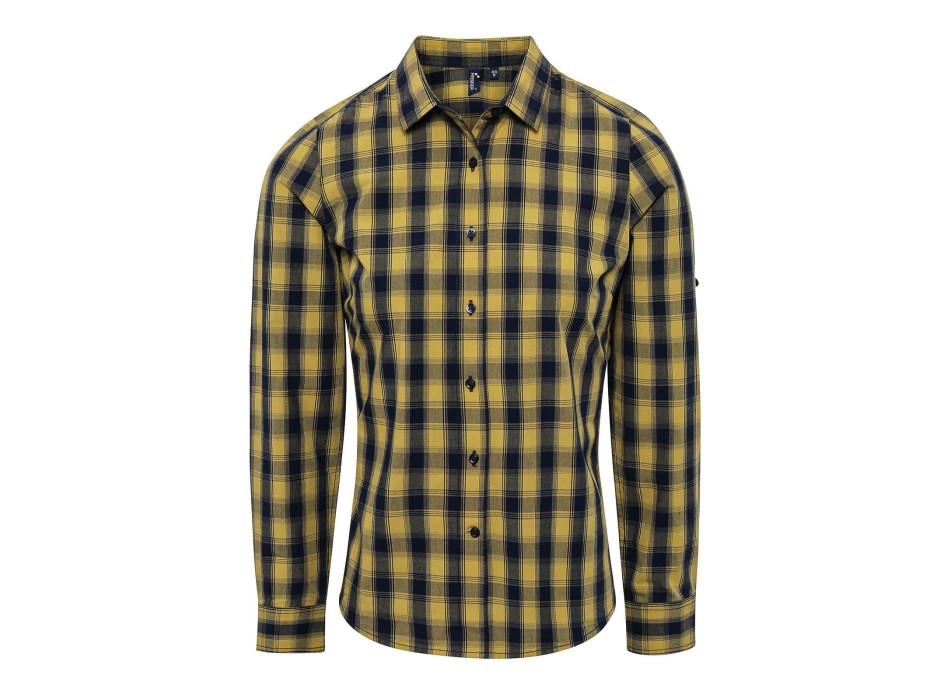 Ladies' LSL 'Mulligan' Check Cotton Bar Shirt     t