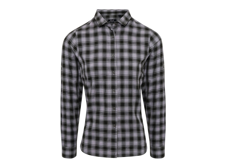 Ladies' LSL 'Mulligan' Check Cotton Bar Shirt     t