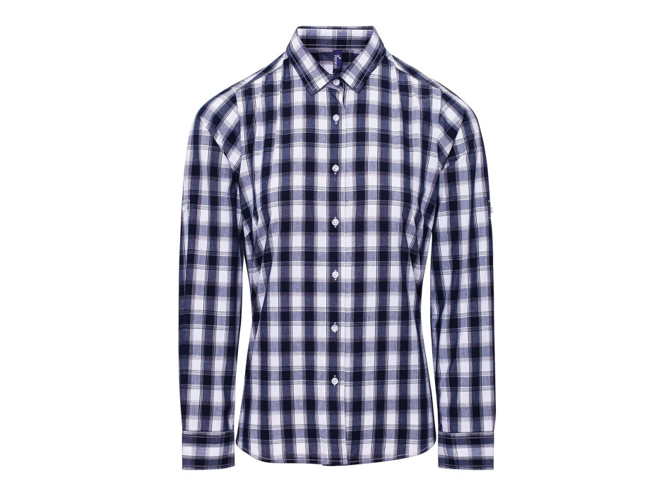 Ladies' LSL 'Mulligan' Check Cotton Bar Shirt     t