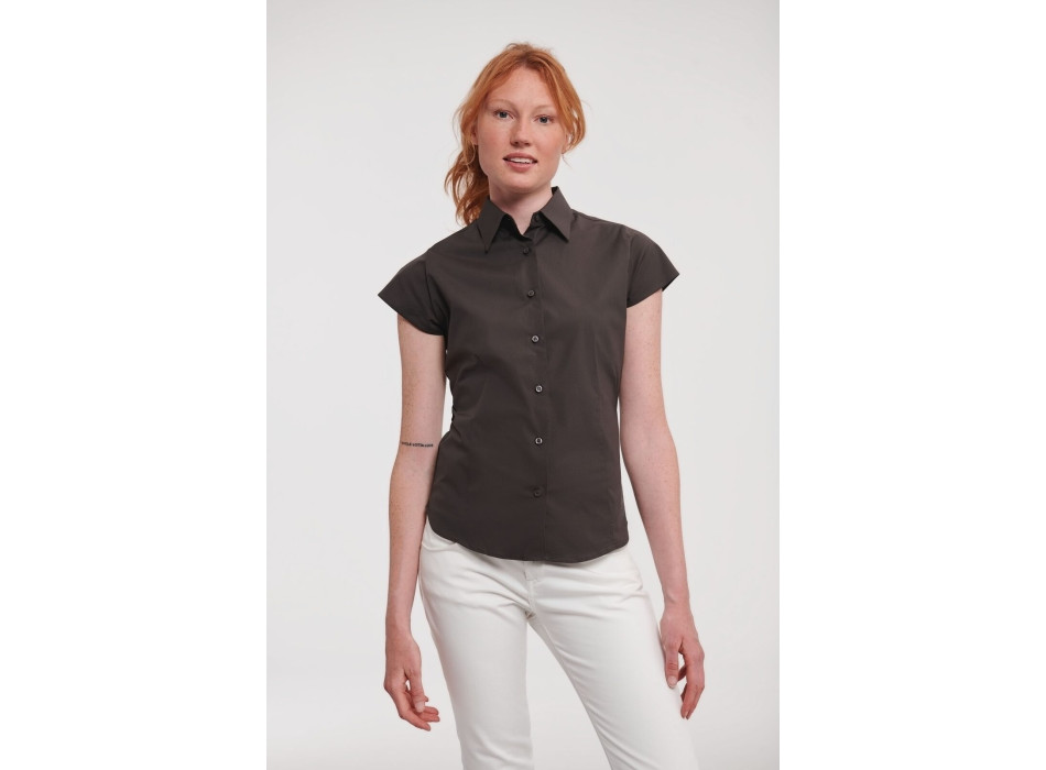 Ladies' Short Sleeve Easy Care Fitted Shirt