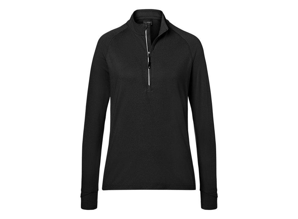 Ladies' Sports  Shirt Halfzip