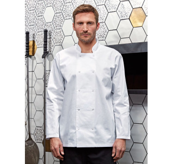 Long Sleeve Press Stud Chef'’s Jacket