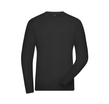 Men's Bio Stretch-Longsleeve Work - Solid