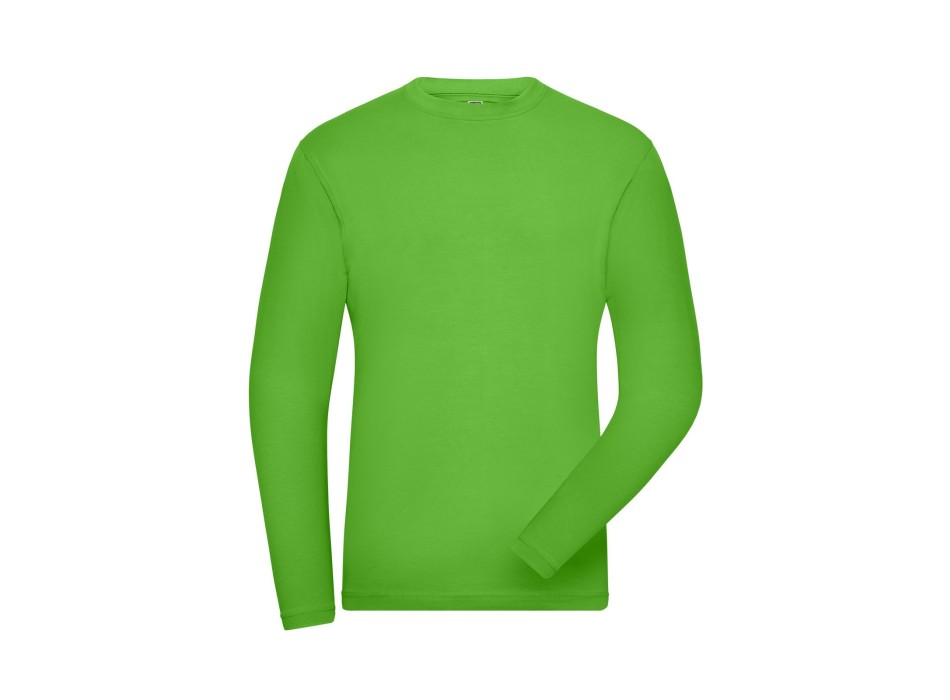 Men's Bio Stretch-Longsleeve Work - Solid